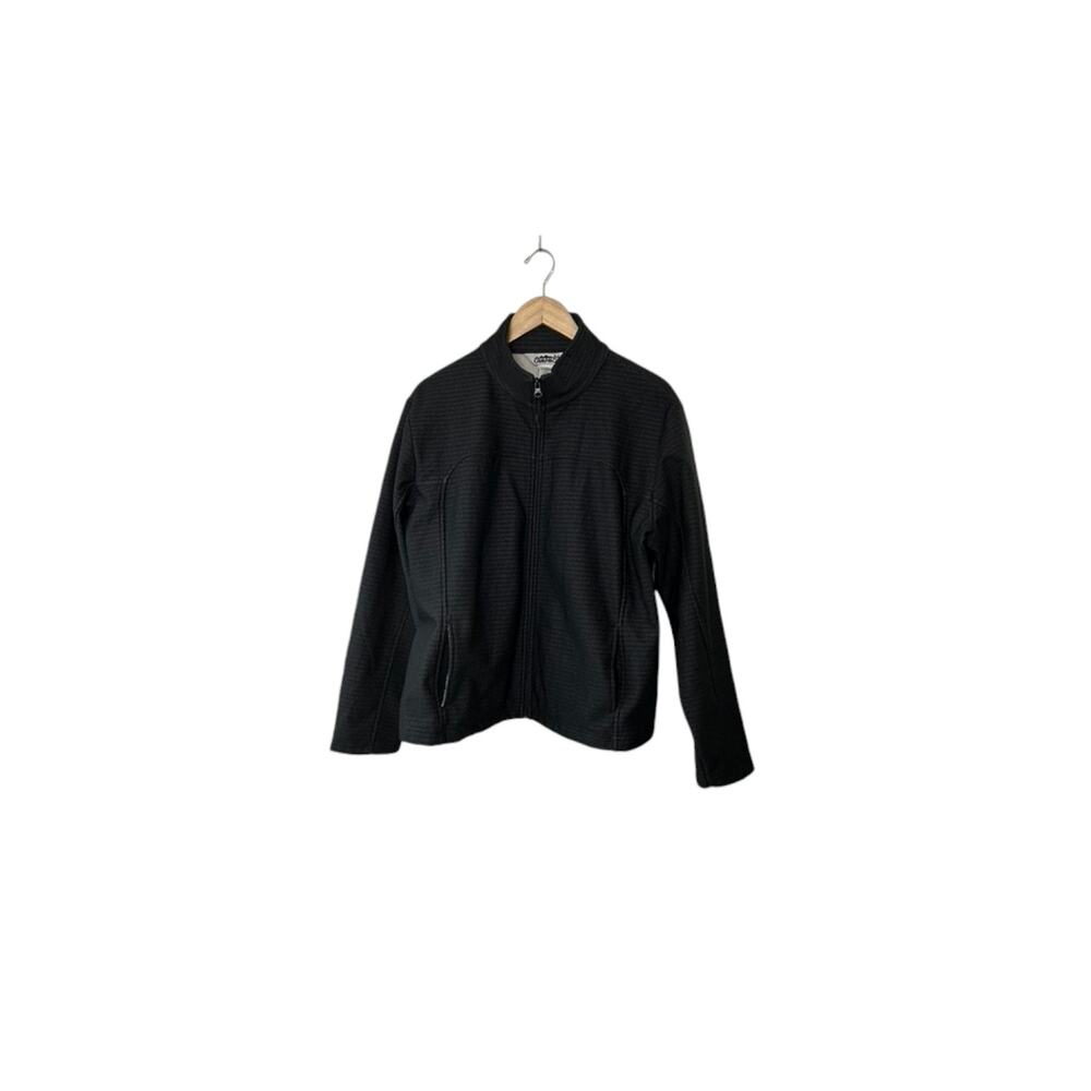 Vintage Campmor Black Waterproof Breathable Full-Zip Jacket Women's XL